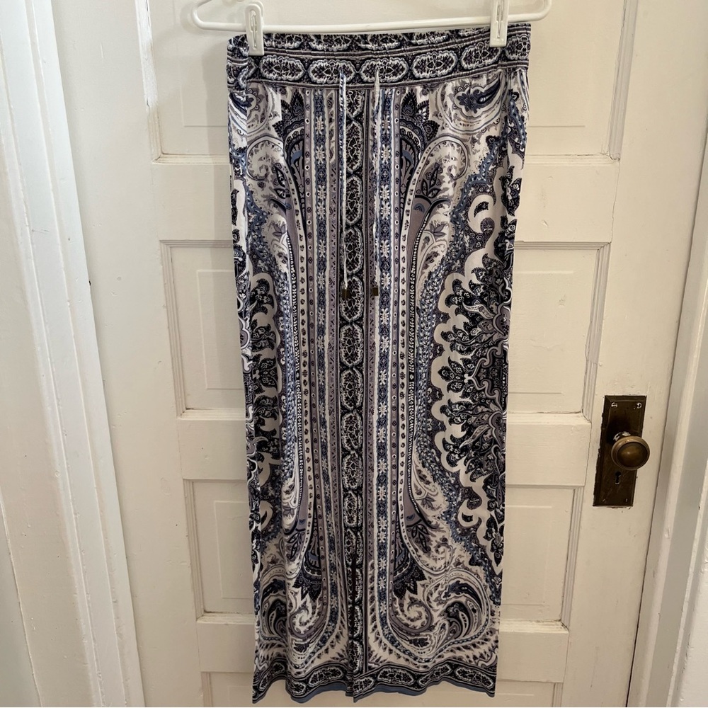 Kenar Boho Paisley Rayon Flowy Pants